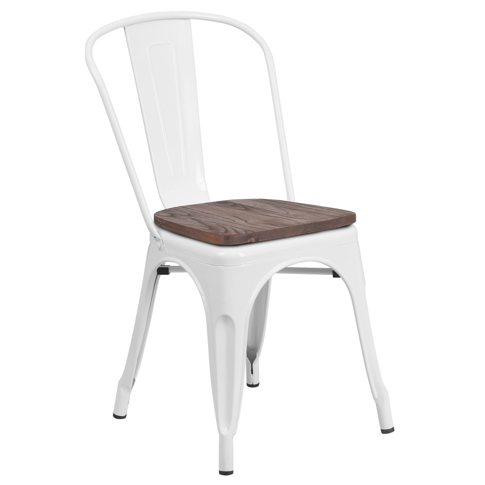 With Wood Seat