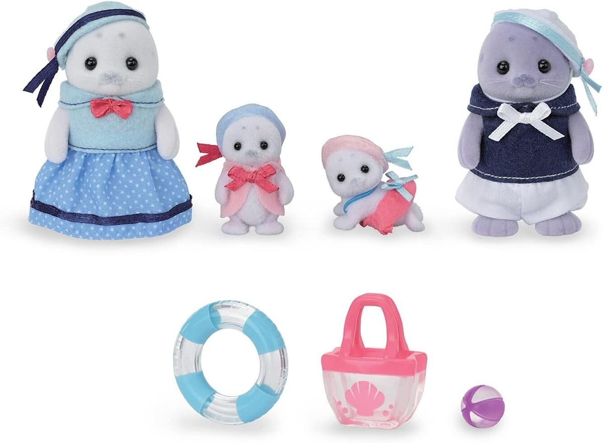 Sylvanian Families Seal Family Doll Set Epoch Japan New FS-51 | eBay