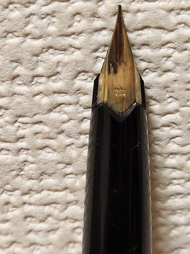 Fountain pen Montblanc K18 black EF ns3myma9 | eBay