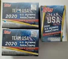 2020 TOPPS Team USA Olympic and Paralympic Blaster Box Factory Sealed FAST SHIP