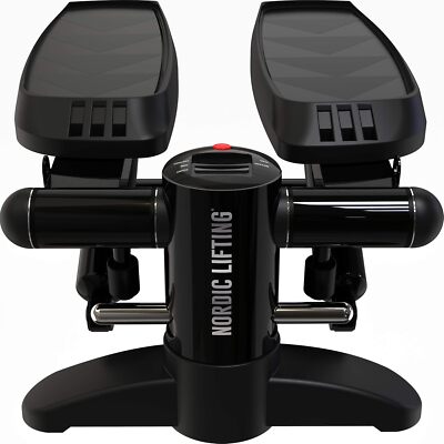Mini Stepper & Stair Climber Machine - w/Resistance Bands Set - Built in Monitor