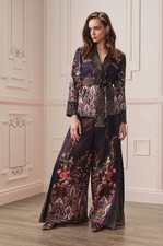 Camilla High Waisted Trouser Pants Size M AU 12 US 8 Wild Flower Long Silk 799