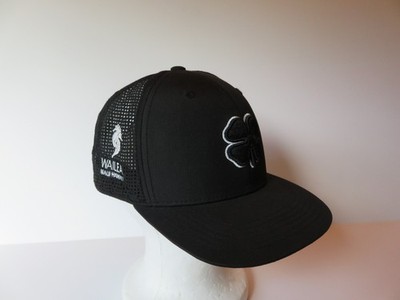 Black Clover Live Lucky Golf Hat Clover Maui Hawaii Wailea Embroidery Vented EUC