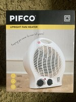 Fan Heater PIFCO 2KW Portable 2-In-1 FAN Heater with cool settings - White
