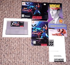 Castlevania Dracula x SNES CIB Authentic Tested Working Box Glued Add. Inserts