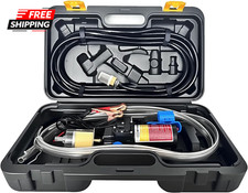 12V Fuel Transfer Pump Set Electric Gasoline Transfer Pump Moves 85 GPH