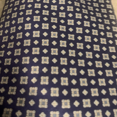 Stefano Ricci Smooth Silk Tie Blue And Silver 