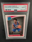 2018-19 DONRUSS SHAI GILGEOUS ALEXANDER RC PSA 10 GEM MINT CLIPPERS