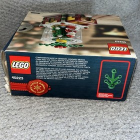 LEGO 40233 Santa SNOW GLOBE Set Christmas 100% Complete Box Instructions Nice!