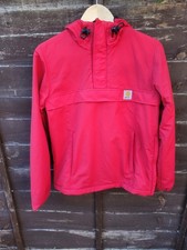 Carhartt Donna Nimbus Giacca Pullover Borgogna Taglia XS