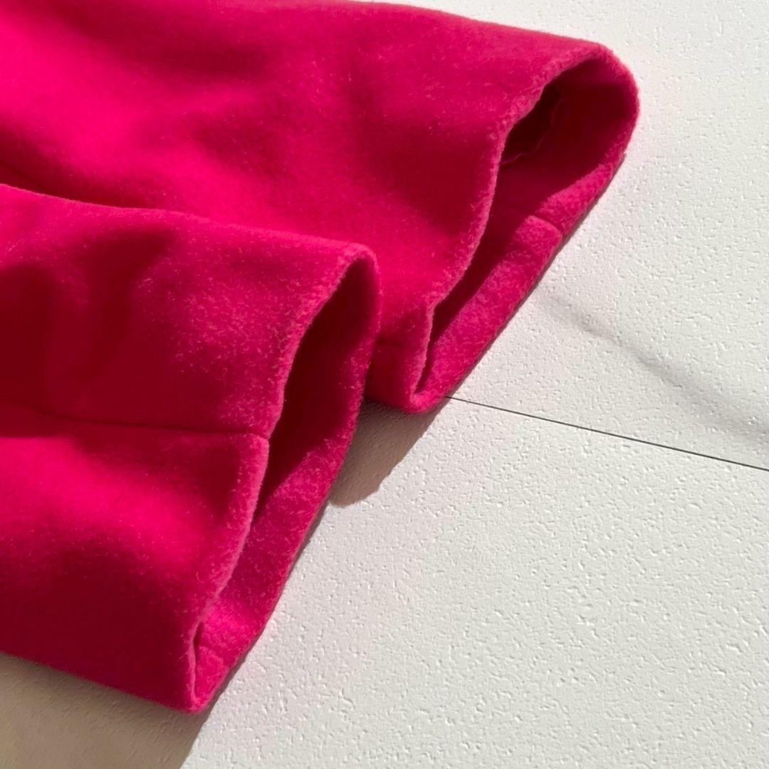 Yves Saint Laurent Women's Pink Long Coat, Size XS, Cashmere Blend thumbnail 9