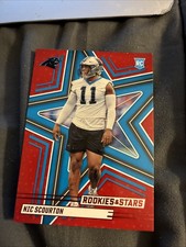 Nic Scourton 2025 Rookies & Stars RED & BLUE RC #162 Carolina Panthers Parallel