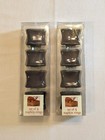 Purple Ceramic Napkin Holders Set of 8 Corona Plum Purple — photo 1