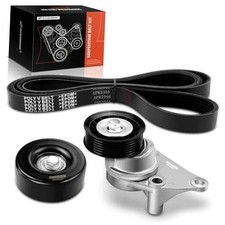 Engine Serpentine Belt Drive Kit Compatible with Chevy, GMC, Cadillac, Buick,