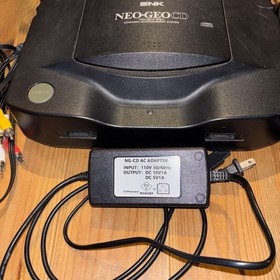 SNK Neo Geo CD Top Loader Console 2 Controllers For Parts Japan A0740
