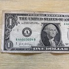 Trinary Fancy Serial Number One Dollar Bill, A 44003004 B 2017A — photo 3
