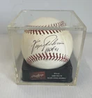 Fergie Jenkins Signed Rawlings Official Major League Baseball Autographed HOF 91