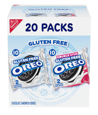 OREO Gluten Free Cookies Variety Pack 20 Individually Wrapped Snacks