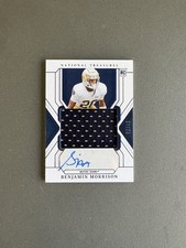 2025 Panini National Treasures Collegiate Benjamin Morrison RPA /49