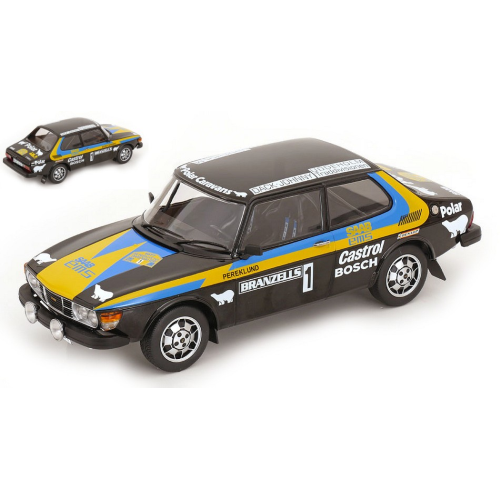Saab 99 Ems N.1 Rally Sweden 1977 Per EKLUND-BJORN Cedeberg 1:18 Modelcargroup A-image