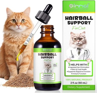 Katzen Haarballen reduzieren - Psyllium, Präbiotika & Vitamine für gesunden Darm