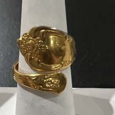 Vintage WA Rogers Spoon Ring Size 7