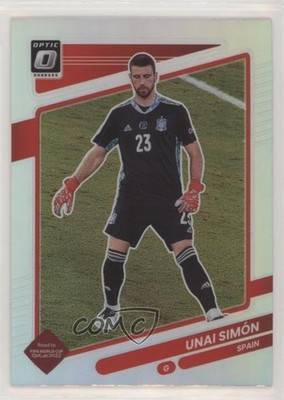 2021-22 Panini Donruss Road to Qatar Optic Holo Prizm Unai Simon #130 0c6