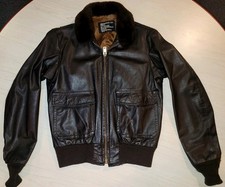 Giacca da volo in pelle USN G-1 Naval Aviator Schott Bros taglia 40