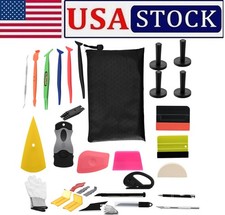 Vinyl Wrap Tools Kit Felt Squeegee Car Wrap Supplies Vehicle Wrapping Tools Kit