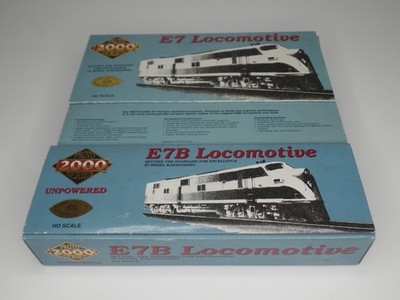 Life Like Proto 2000 HO Scale E7 E7B Locomotive Florida East Coast #21078 #21080