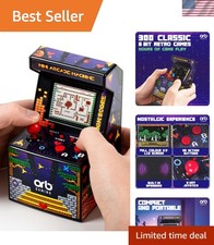 Classic Mini Arcade Machine   300 Built-in Games  Authentic Joystick Control