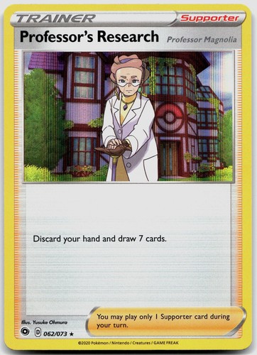 Professor's Research [Professor Magnolia] 62/73 Champion's Path POKEMON TCG Rare