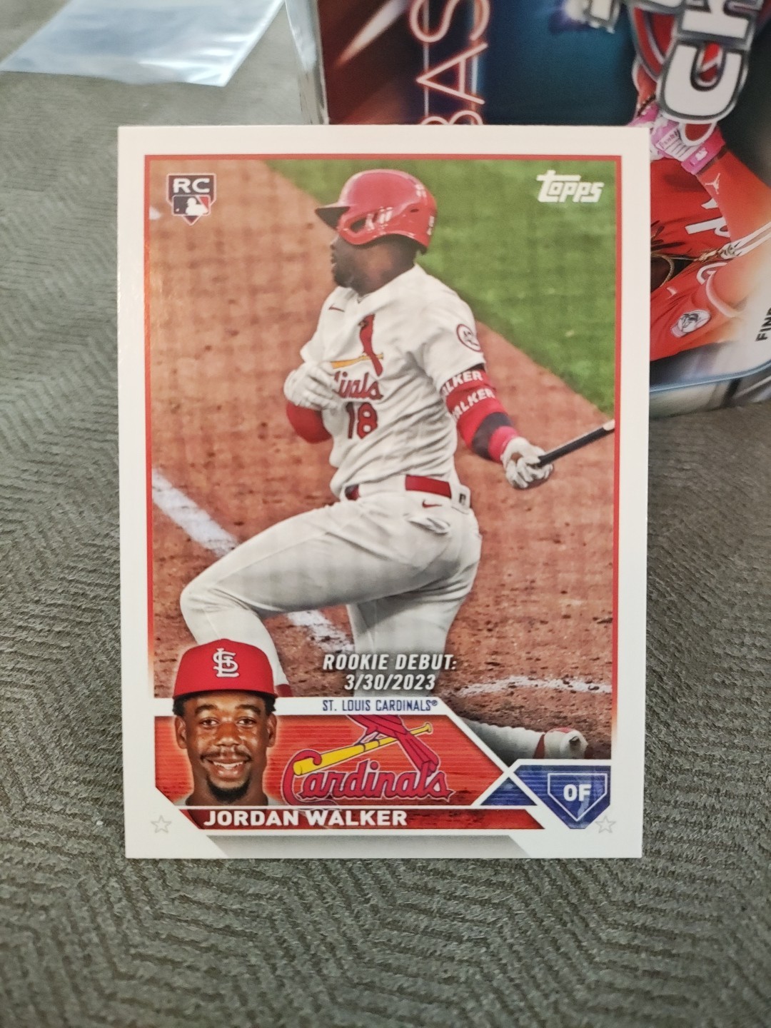 2023 Topps Update Series - Rookie Debut Jordan Walker #US122 (RC)
