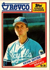 1988 Topps Revco League Leaders Kevin Seitzer #22 Kansas City Royals