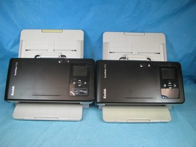 2 KODAK SCANMATE I1150 COLOR DUPLEX DOCUMENT SCANNERS W/ TRAY, POWER CABLE