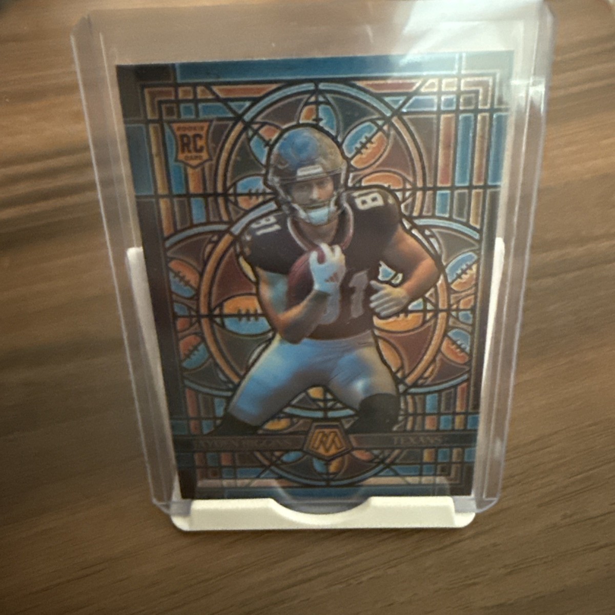 2025 Panini Mosaic Football Stained Glass Jayden Higgins RC Rookie