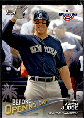 2018 Topps Opening Day #BOD-AJ Aaron Judge Before Opening Day