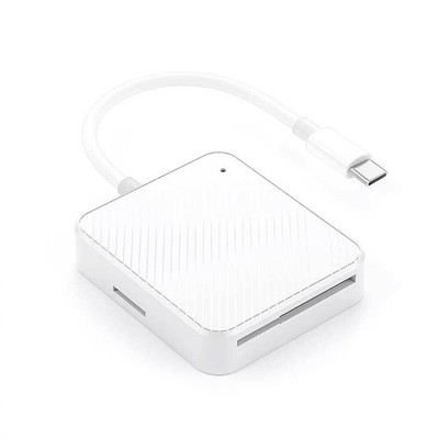 4 in 1 Speicherkartenleser Adapter 4 Steckplätze Typ-C Smart Media M2 SD SM XD
