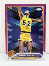 2023-24 Topps Chrome #112 Jamaal Wilkes Pink Refractor - Los Angeles Lakers