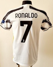 Juventus 2020 - 2021 Home football Adidas shirt #7 Ronaldo size Medium