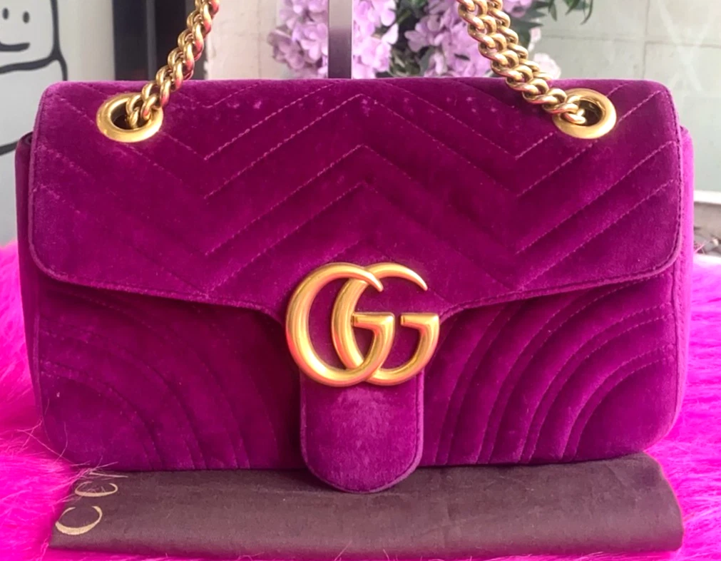 Gucci Marmont Purple Bags & Handbags for Women for sale | eBay