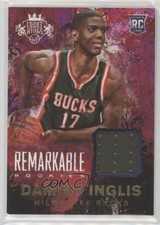 2014-15 Panini Court Kings Remarkable Rookie Memorabilia Damien Inglis #8 1n0