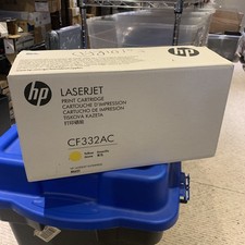 Genuine HP 654A Yellow Toner CF332A CF332AC M651 Open Box Factory Sealed Bag New