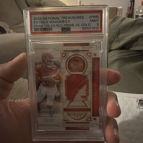 Patrick Mahomes II 2025 National Treasures Patch 1/10