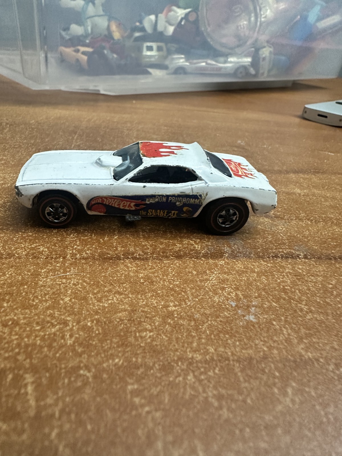 HOT WHEELS REDLINE “THE SNAKE II” IN WHITE (1969) DIE CAST