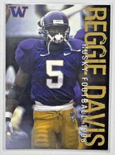 #5 Reggie Davis TE 1998 Washington Huskies Team Set Brethren Christian HS