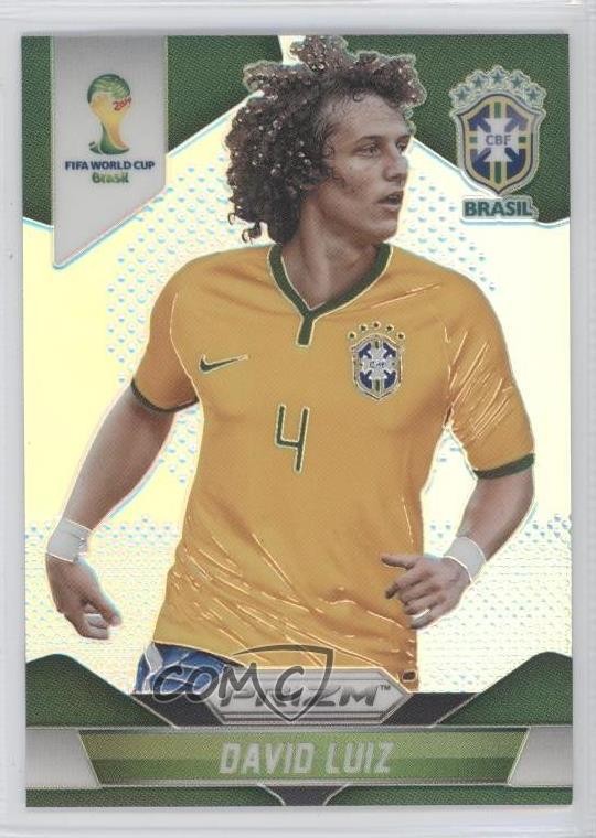 2014 Panini Prizm World Cup Silver Prizm David Luiz #106 07kd