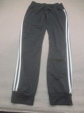 Adidas Size S Womens Black Pull On Tapered Pockets Logo Activewear Jogger 185