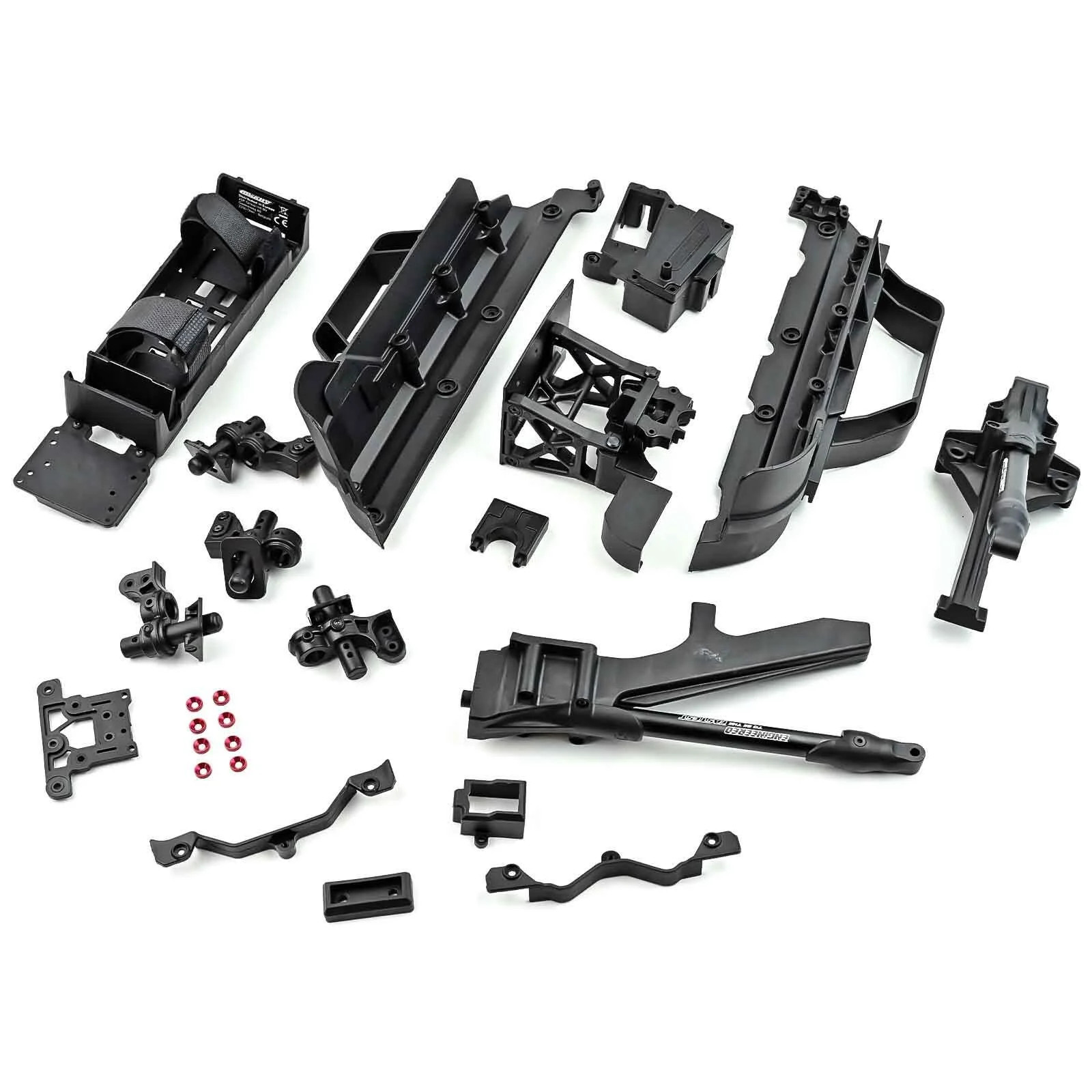 Team Corally Shiroi Parts Bundle Set Side Guards Battery Tray Chassis Brace +