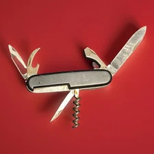 Mercedes Benz Inox Solingen Germany Rostfrei 91mm Black Swiss Army Knife